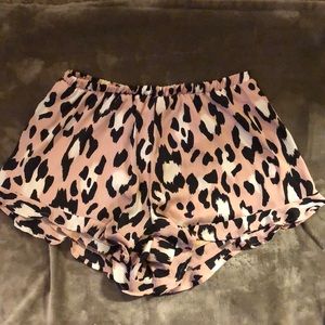 Flowy Leopard Print Shorts